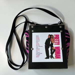 Pretty Woman Movie Soundtrack Pink and Black Crossbody Bag - Unique! 🩷🖤🩷🖤